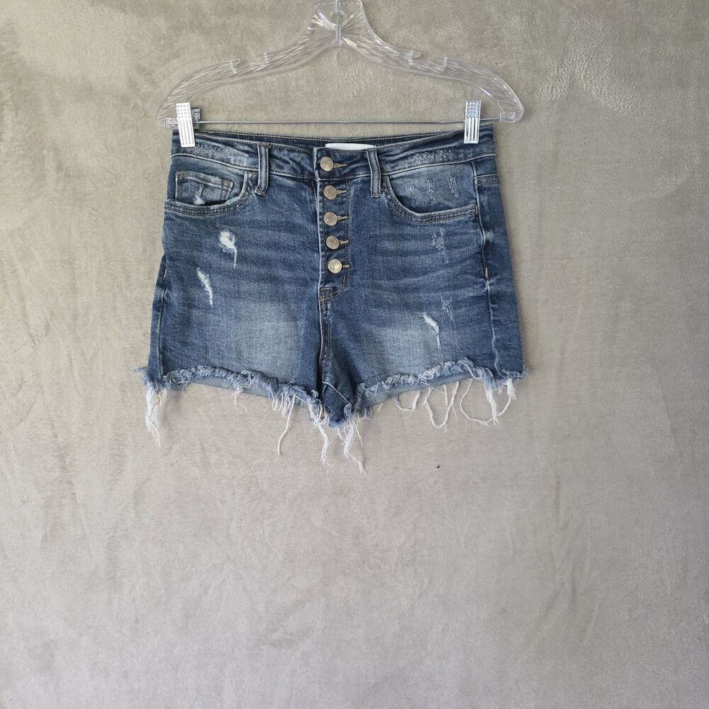 Vervet Women's Size S Cut Off Frayed Distressed Denim Shorts